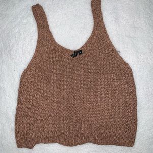 Knit tank top